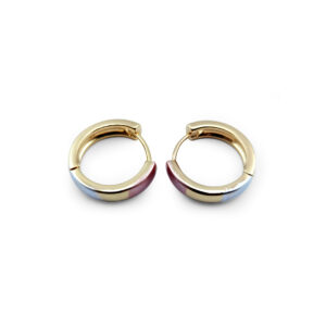 Aretes argolla tornasol