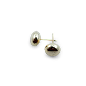 Aretes lenteja dorada